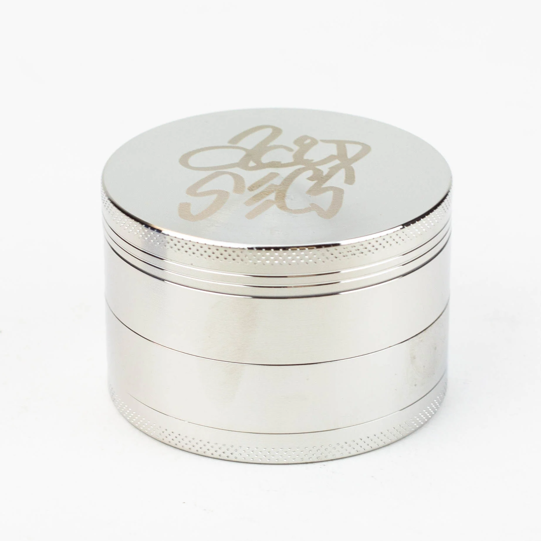 63mm Silver - 4 piece Metal Herb Grinder