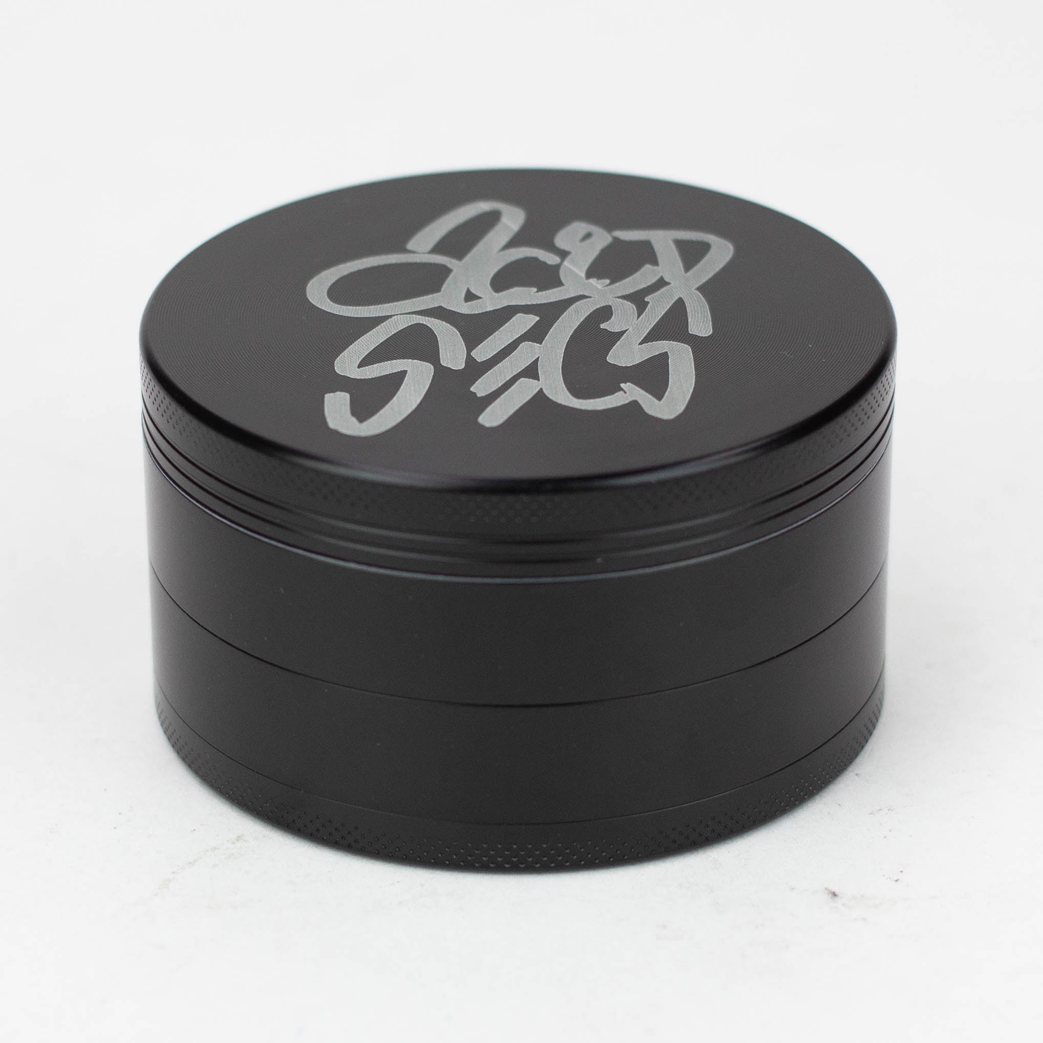75mm Black - 4 piece Metal Herb Grinder