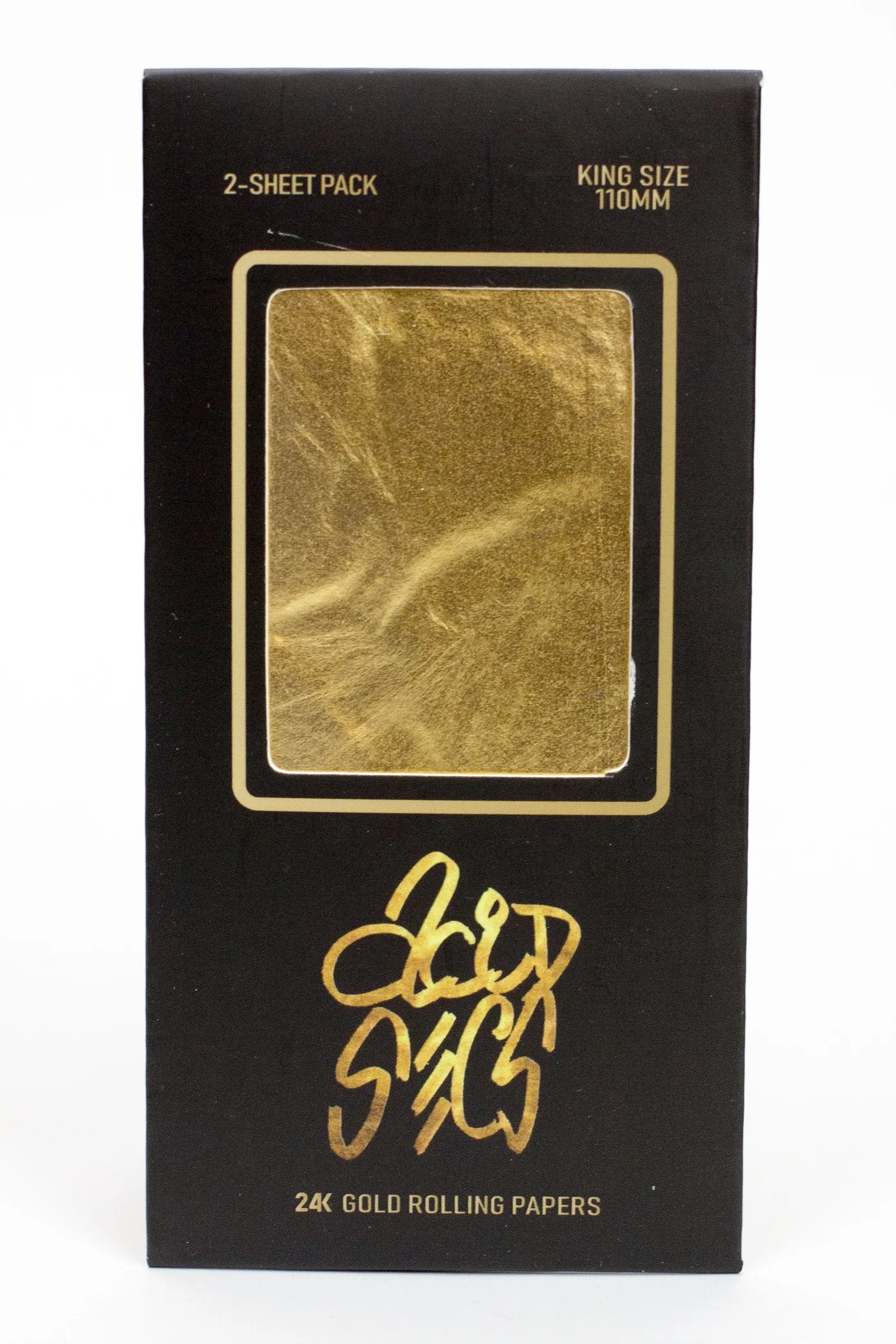 2 Sheets - 24K Gold King Size Rolling Paper