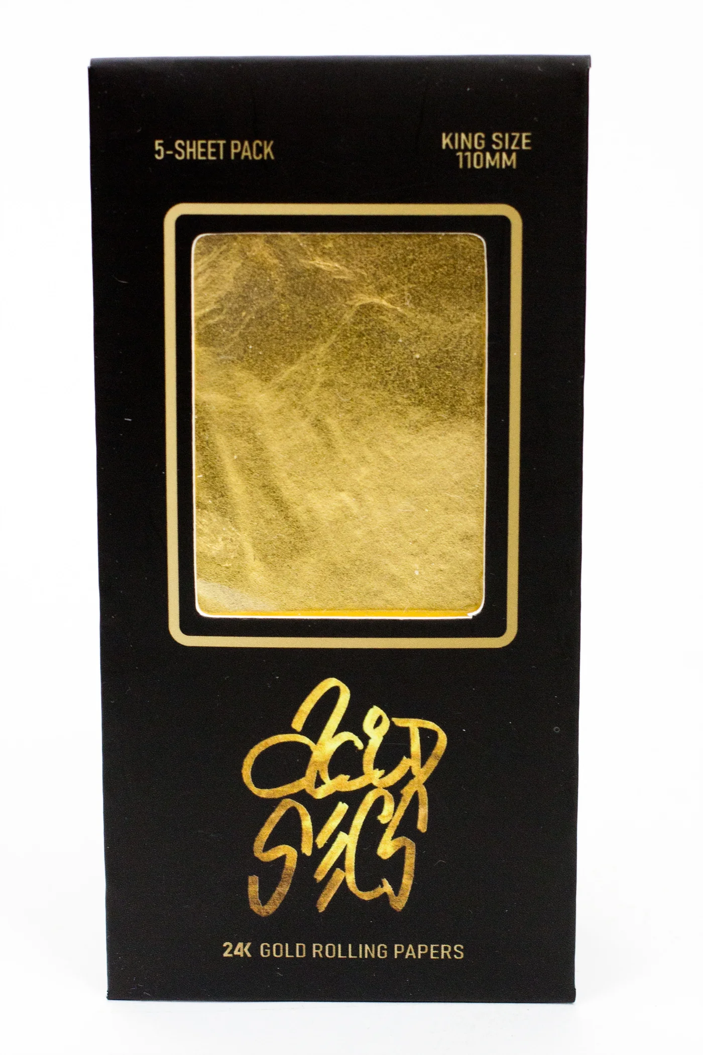 5 Sheets - 24K Gold King Size Rolling Paper