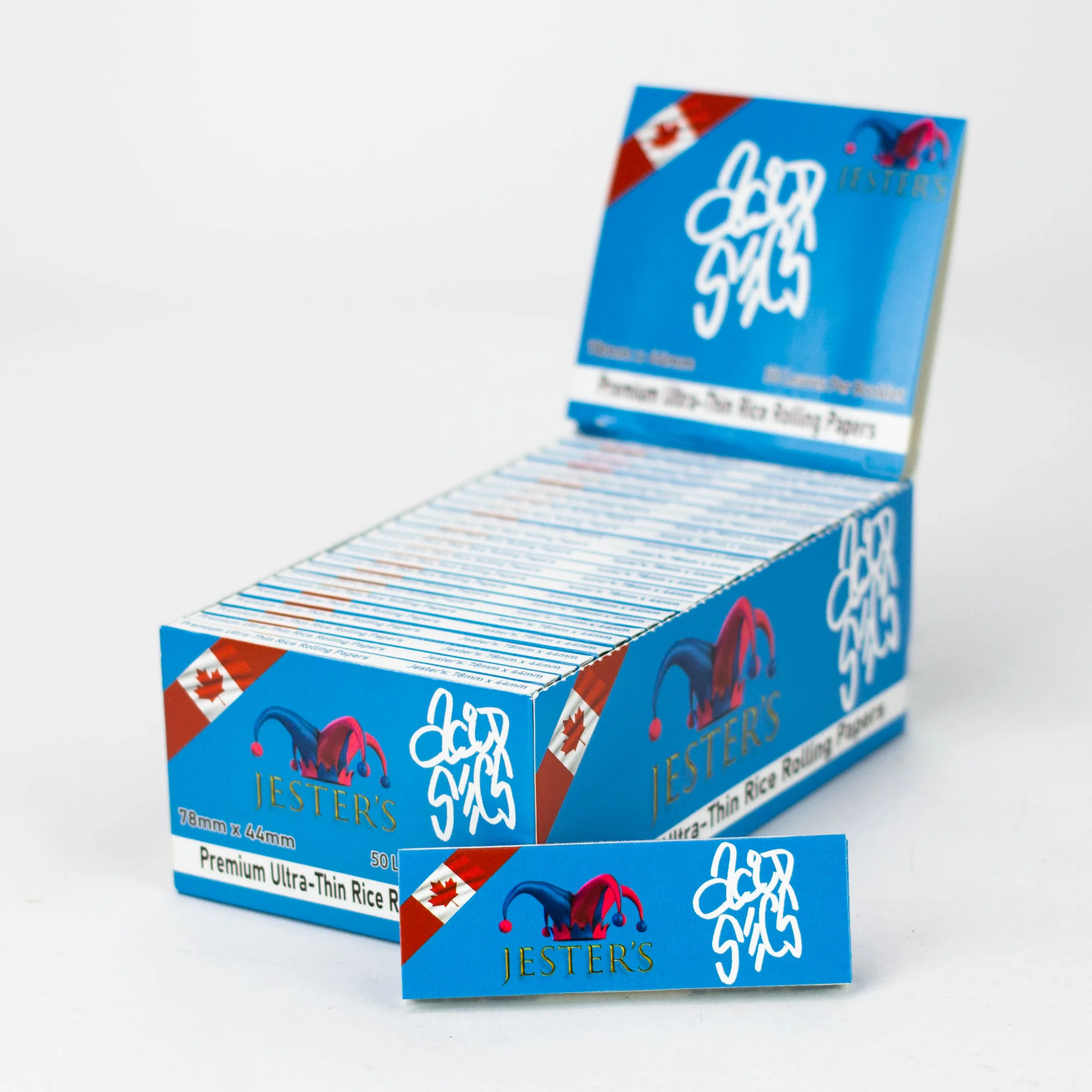 Jester's - Ultra Thin Rice Rolling Papers (50-packs)