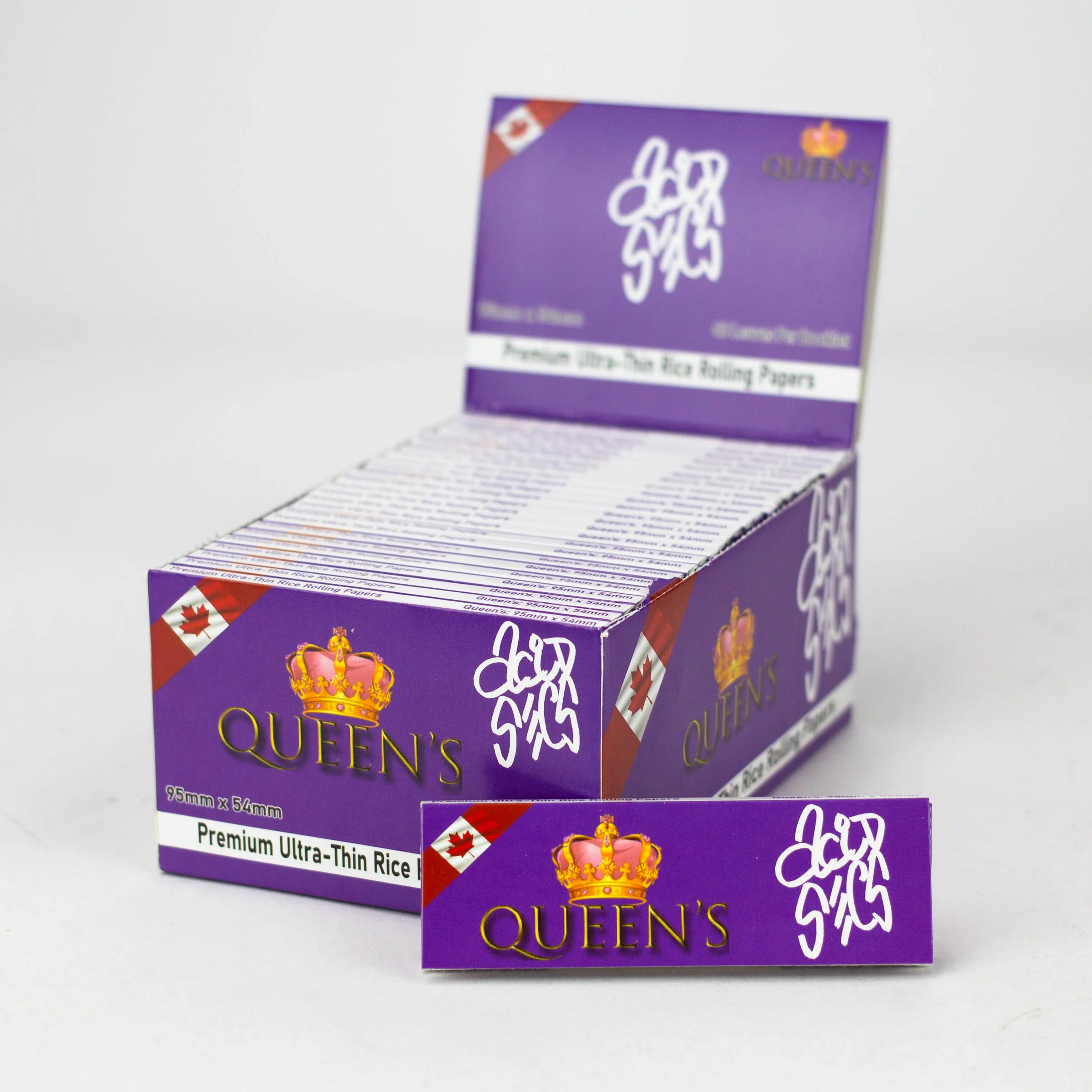 Queen's - Ultra Thin Rice Rolling Papers (50-packs)