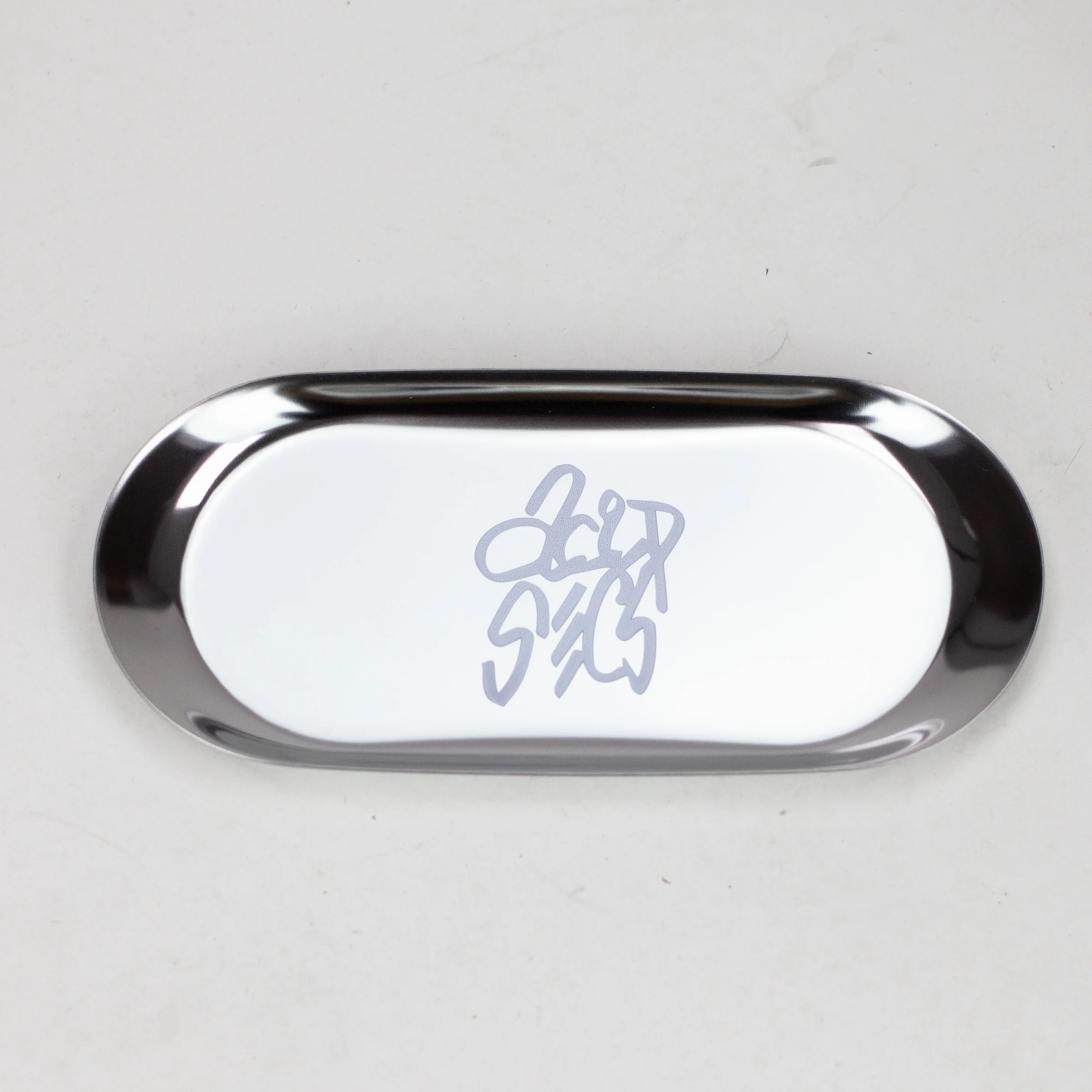 Silver Colour - Oval Metal Trays