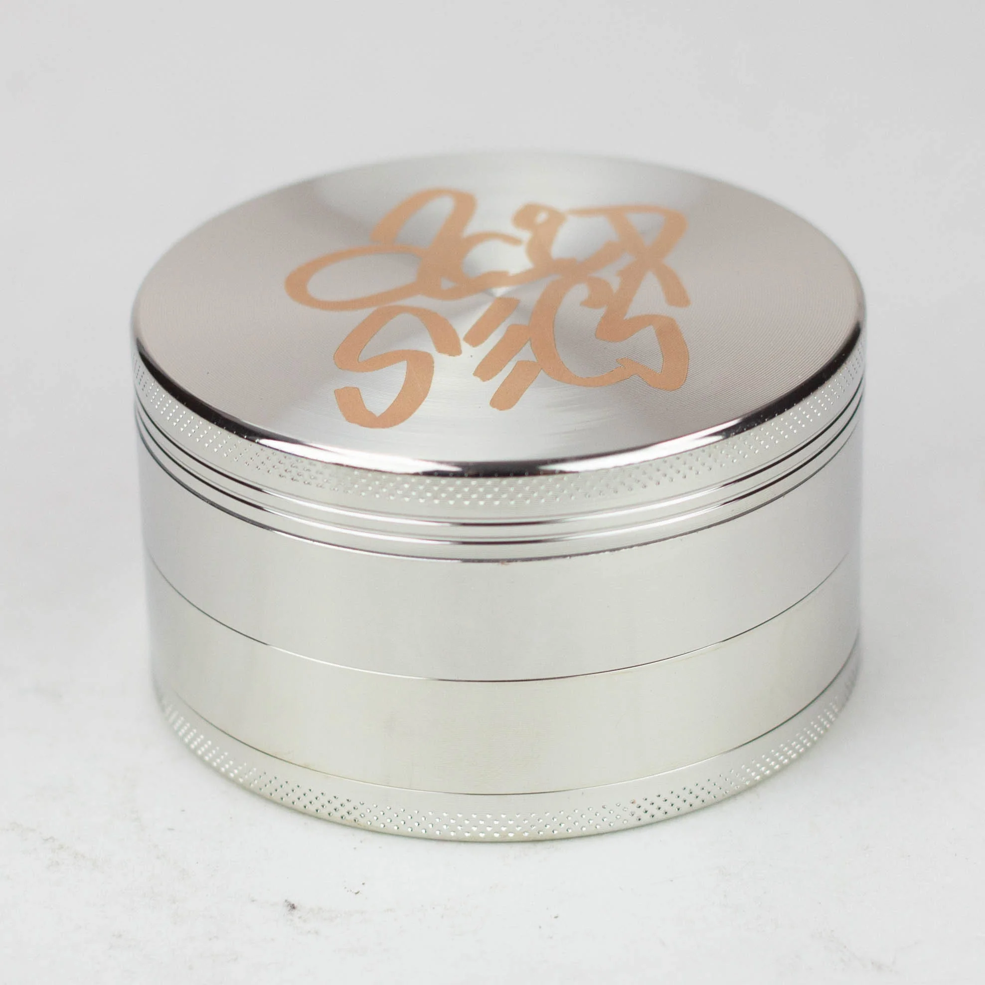 75mm Silver - 4 piece Metal Herb Grinder