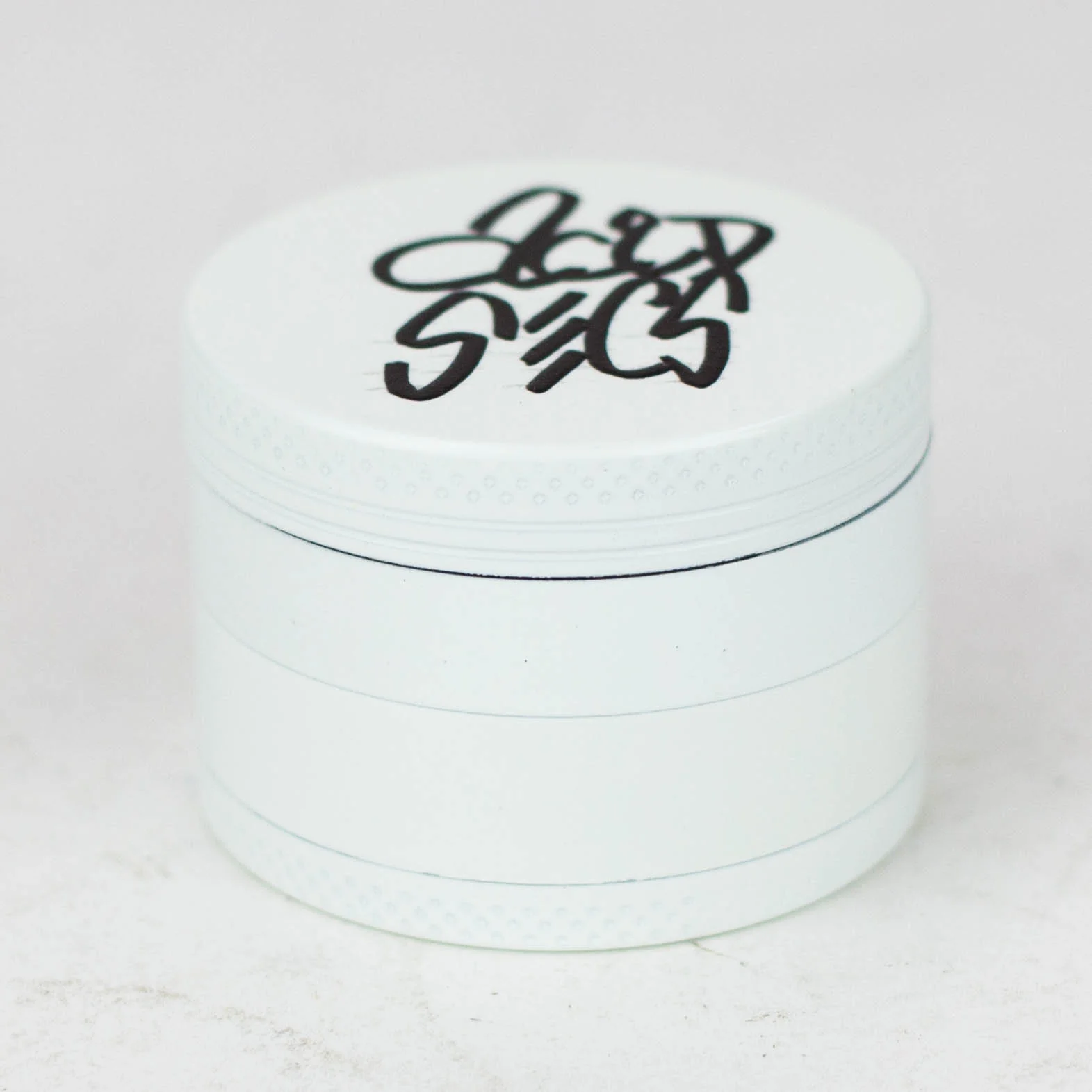 50mm White - 4 piece Glow in the Dark Metal Herb Grinder