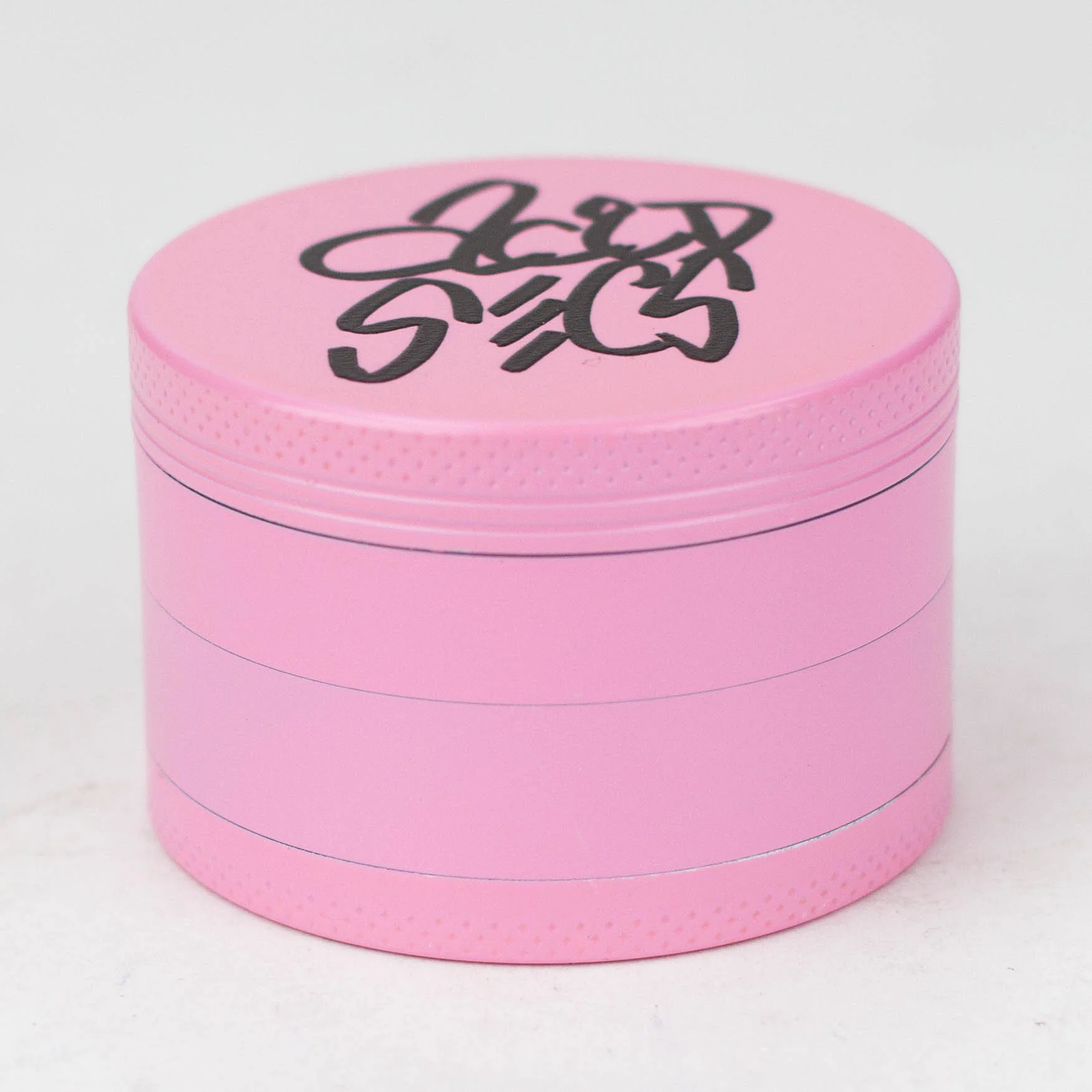 63mm Pink - 4 piece Glow in the Dark Metal Herb Grinder