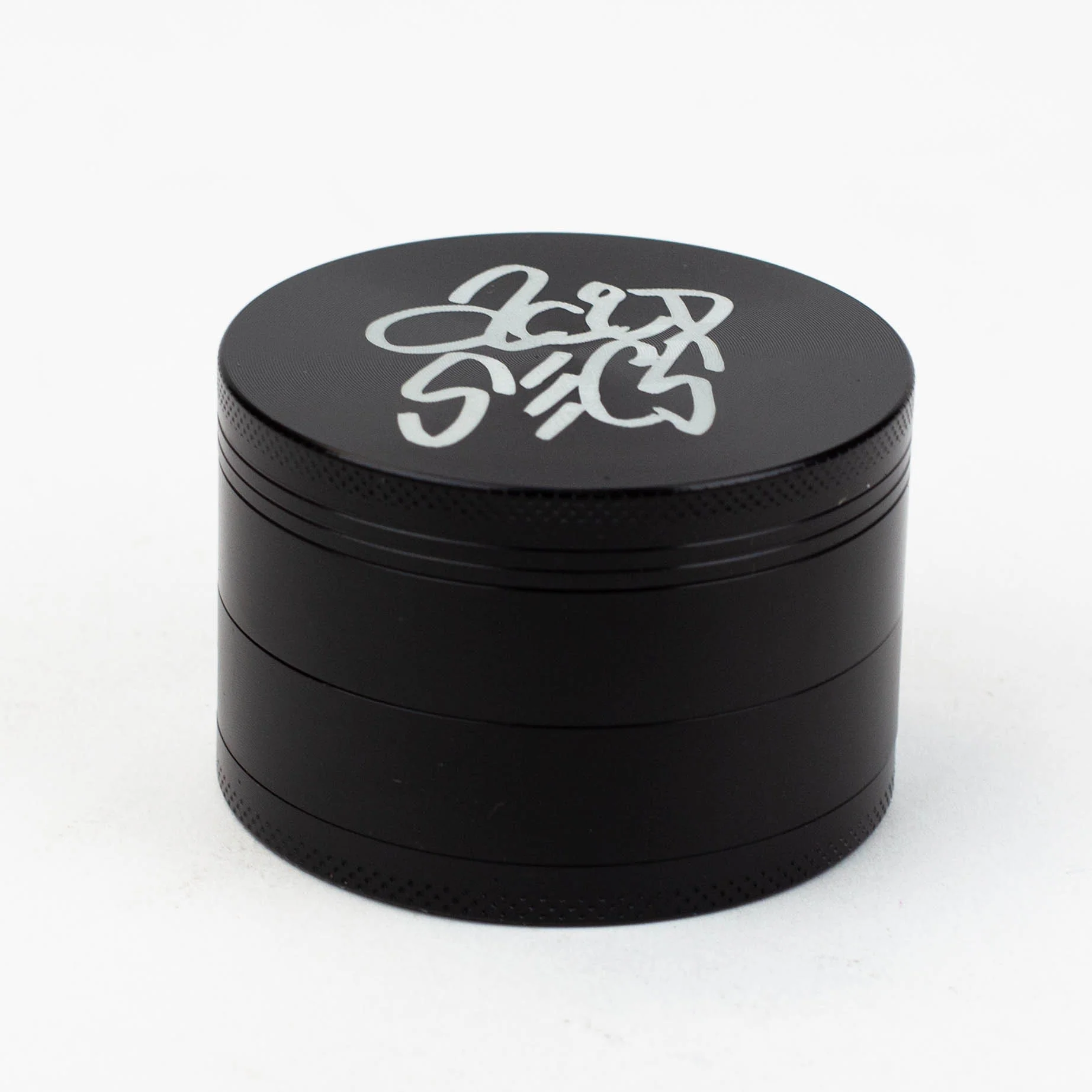 63mm Black - 4 piece Metal Herb Grinder