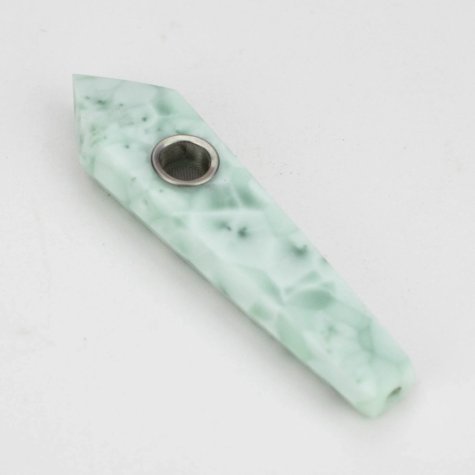 Snow Green - Crystal Pipe With Choke