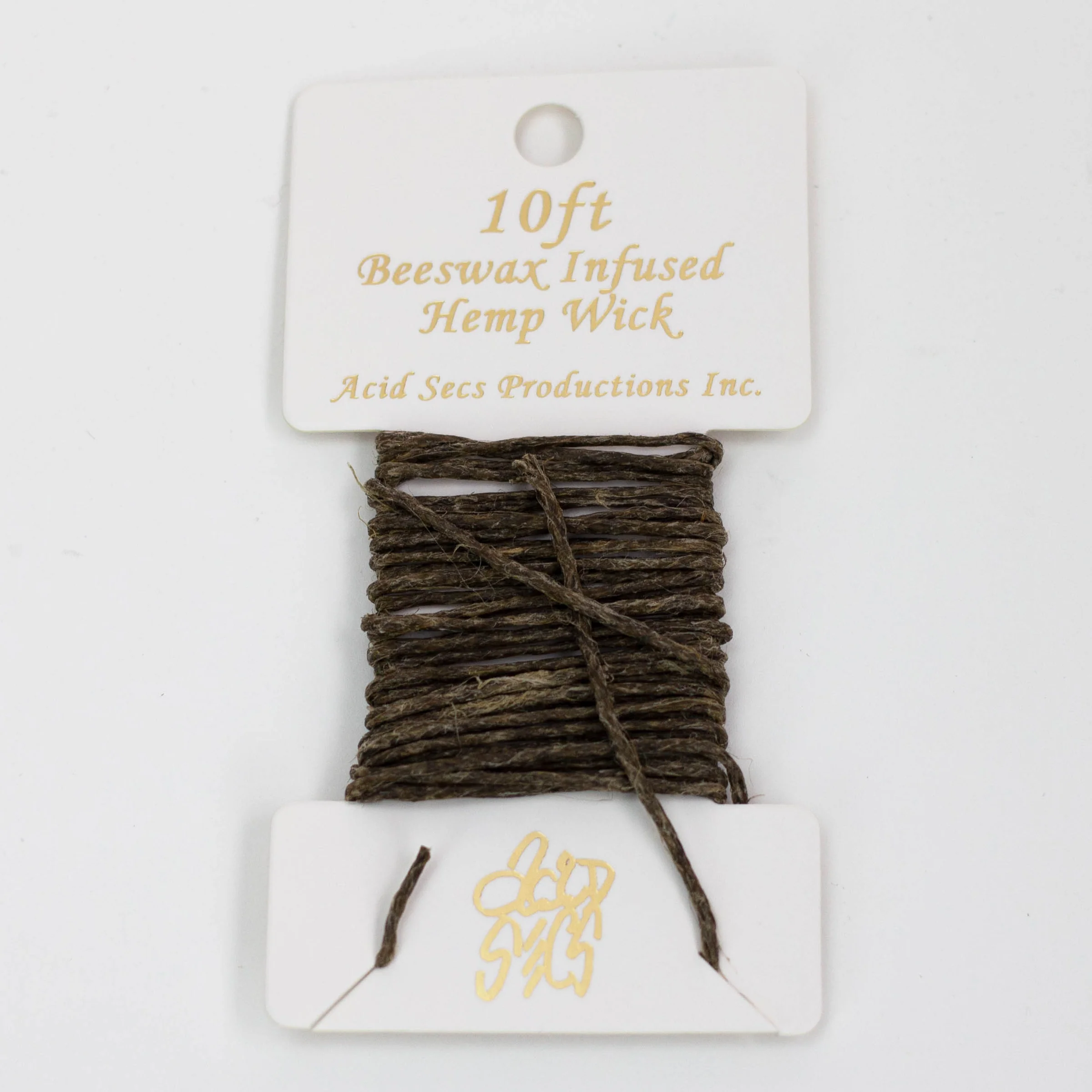 10ft - Beezwax Infused Hemp Wicks