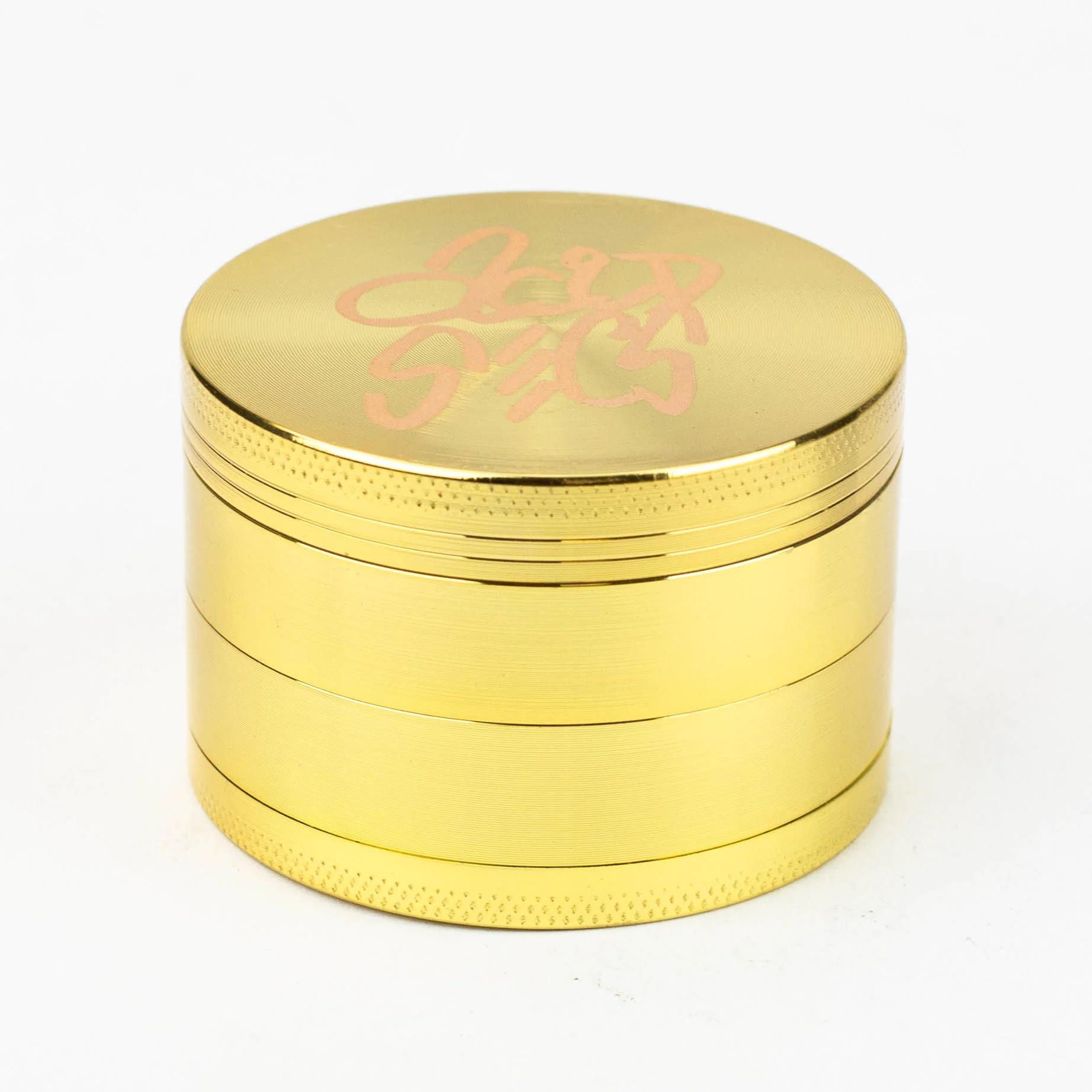 63mm Gold - 4 piece Metal Herb Grinder